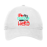 Kids My Daddy Is My Hero Ambulance Driver Love T S Adjustable Cap | Artistshot