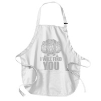 I Will Find You Mushroom Hunting Hunters Medium-length Apron | Artistshot