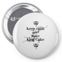 Keep Calm And Bake King Cake Funny Mardi Gras Bake Pin-back Button | Artistshot