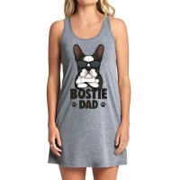 Mens Boston Terrier Dad Bostie Dog 3 Tank Dress | Artistshot