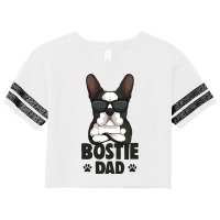 Mens Boston Terrier Dad Bostie Dog 3 Scorecard Crop Tee | Artistshot