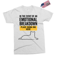 In Event Of Emotional Breakdown Dog Shiba Inu 3 Exclusive T-shirt | Artistshot