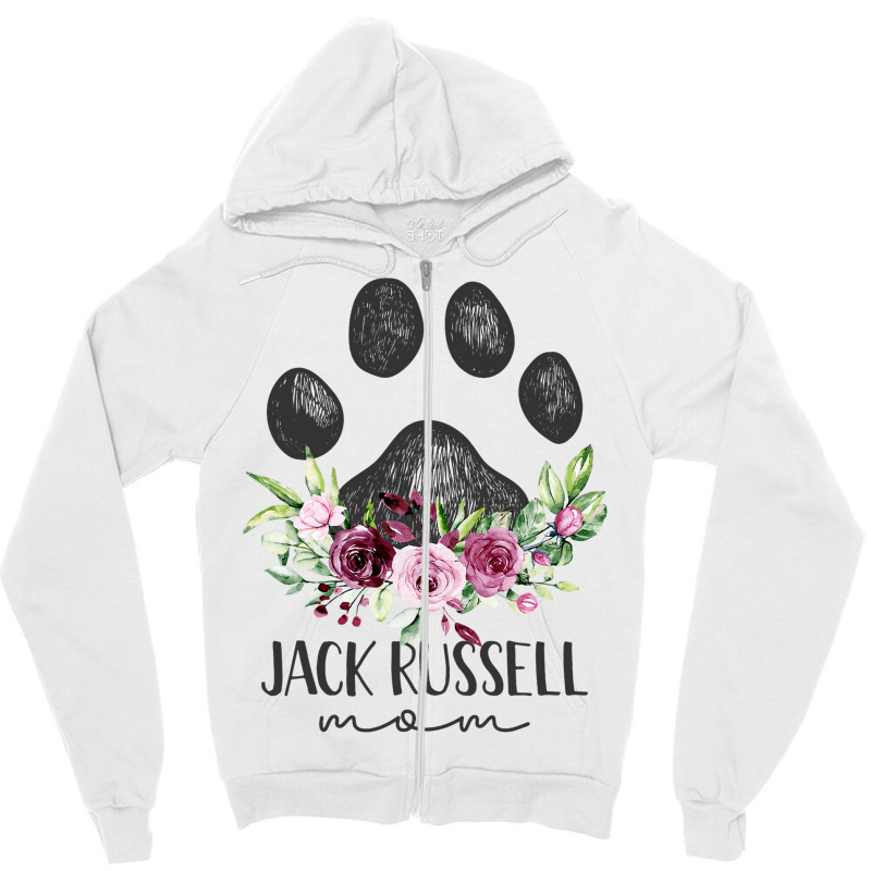 Jack Russell Shirt Dog Mom Gifts 3 Zipper Hoodie by BreydenKhoury | Artistshot