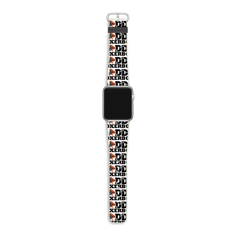 Mens Boxer Dad Boxer Dog Daddy Apple Watch Band | Artistshot