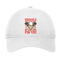 Lacrosse Check Yourself Or Ill Do It For You Lax O Adjustable Cap | Artistshot