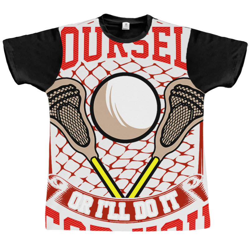 Lacrosse Check Yourself Or Ill Do It For You Lax O Graphic T-shirt | Artistshot