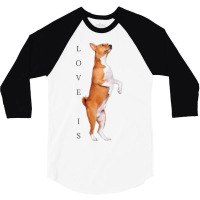 Love Basenji Shirt Dog Mom Dad Puppy Cute Pet Vale 3/4 Sleeve Shirt | Artistshot