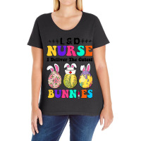 Ld Nurse I Deliver The Cutest Bunnies Happy Easter Ladies Curvy T-shirt | Artistshot