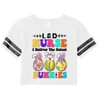 Ld Nurse I Deliver The Cutest Bunnies Happy Easter Scorecard Crop Tee | Artistshot