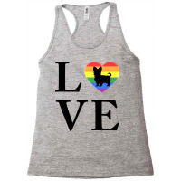 Love Dog Yorkshire Terrier Heart Rainbow Pride Fla Racerback Tank | Artistshot