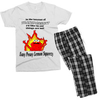 In The Interest Of Transparency Not Easy Peasy Lem Men's T-shirt Pajama Set | Artistshot