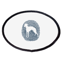 Italian Greyhound I Dna Fingerprint I Italian Grey Oval Patch | Artistshot