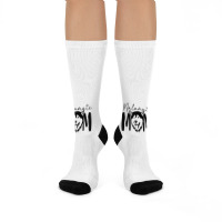 Malamute Mom Gift For Alaskan Malamute Lover Crazy Crew Socks | Artistshot