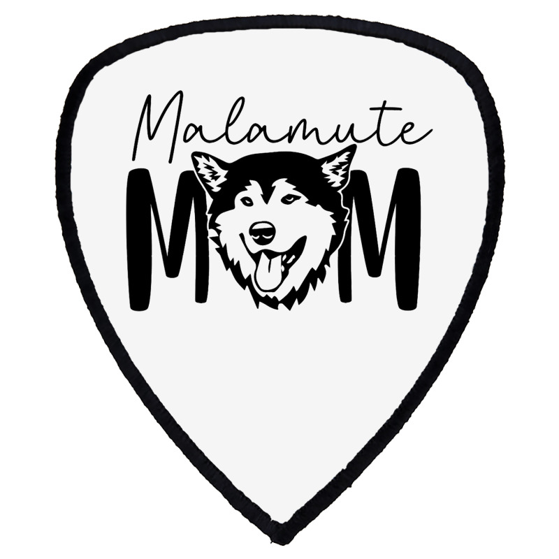 Malamute Mom Gift For Alaskan Malamute Lover Crazy Shield S Patch | Artistshot