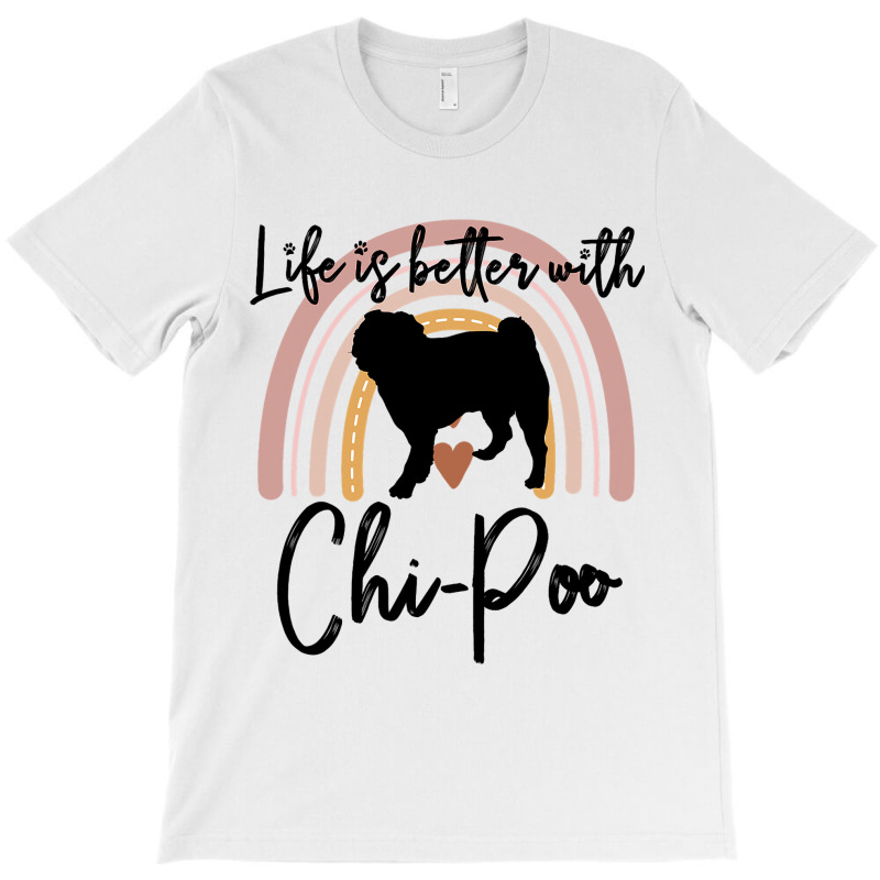 Life Better Chipoo Rainbow Dog Women T-shirt | Artistshot