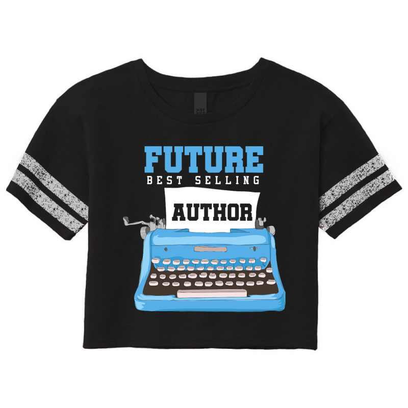 Become Author Writer Typewriter Book Gift Scorecard Crop Tee by LARRYGONZALEZ | Artistshot