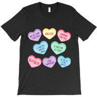 Conversation Hearts Respiratory Therapist Valentin T-shirt | Artistshot