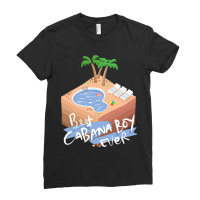 Best Ever Cabana Boy Beach Scene With Palm Trees Ladies Fitted T-shirt | Artistshot