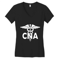 Cna Caduceus Certified Nursing Assistant Medical N Women's V-neck T-shirt | Artistshot