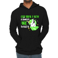 Cerebral Palsy Warrior Magical Unicorn Ataxic Gree Lightweight Hoodie | Artistshot