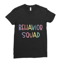 Behavior Squad Teacher Analyst Technician Therapis Ladies Fitted T-shirt | Artistshot