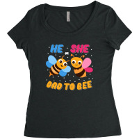 He Or She Dad To Bee Women's Triblend Scoop T-shirt | Artistshot