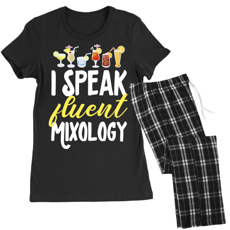 Cocktail Mixologist Bartender I Speak Fluent Mixol Women's Pajamas Set by AustynHidago | Artistshot