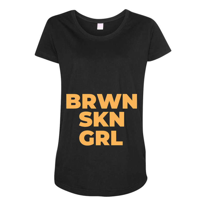 Black Women With Brown Skin Maternity Scoop Neck T-shirt | Artistshot