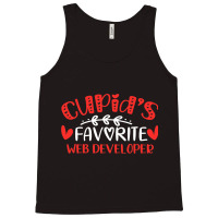 Cupids Favorite Web Developer Romance Couples Men  Tank Top | Artistshot