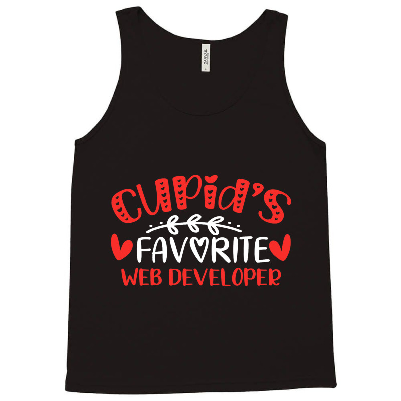 Cupids Favorite Web Developer Romance Couples Men  Tank Top | Artistshot