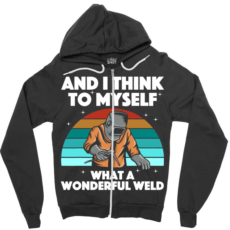 Best Welding Art Men Women Arc Welder Pipeliner Ir Zipper Hoodie by AyderStoner | Artistshot