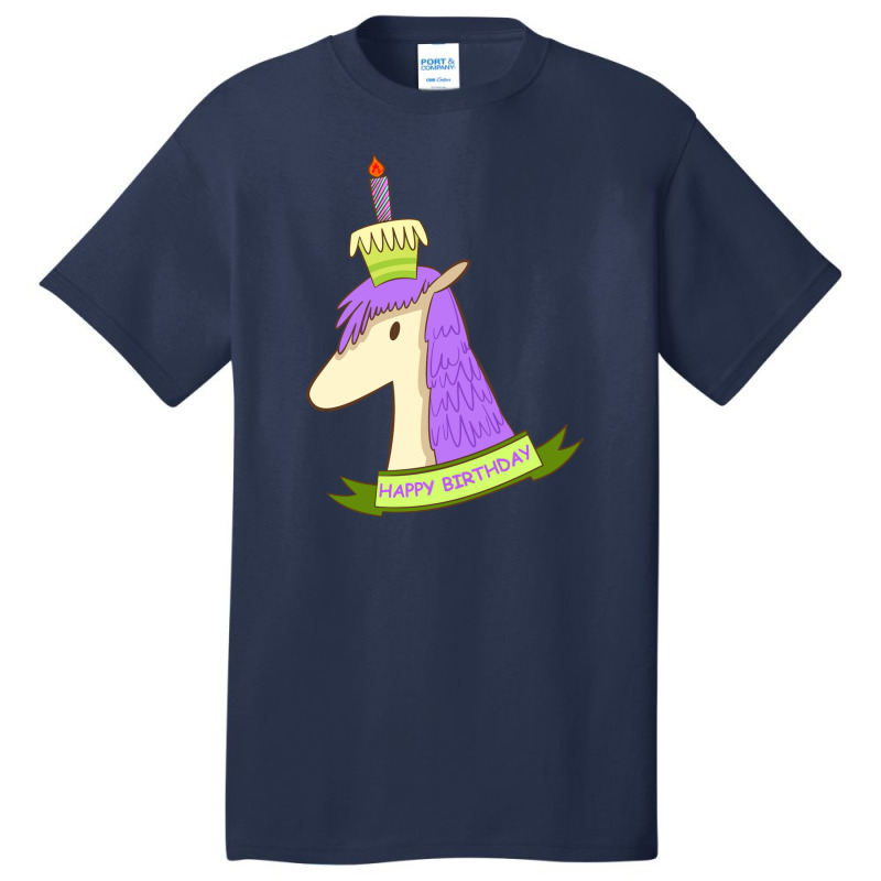 Unicorn Birthday Basic T-shirt by marceliana | Artistshot