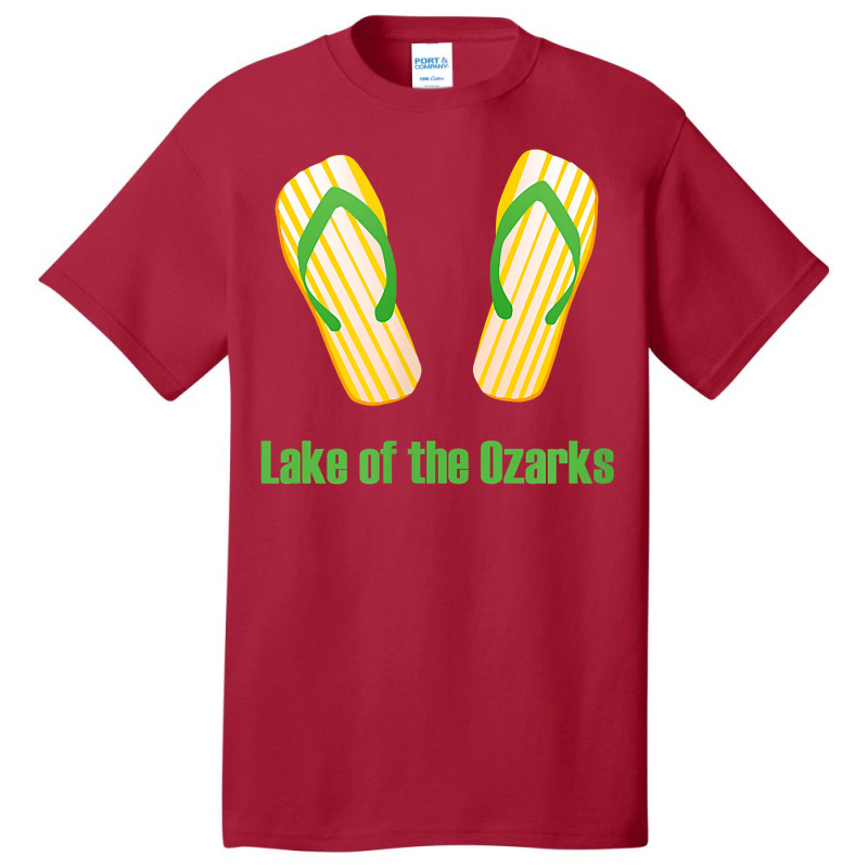 Lake Of The Ozarks Flip Flop   Missouri T Shirt Basic T-shirt | Artistshot