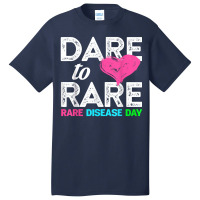 Rare Disease Day 2022 Dare To Rare Disease Day Basic T-shirt | Artistshot