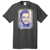 Johnny Mathis Retro Style Fan Design Basic T-shirt | Artistshot