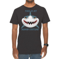 This Is My Human Costume Shark Vintage T-shirt | Artistshot