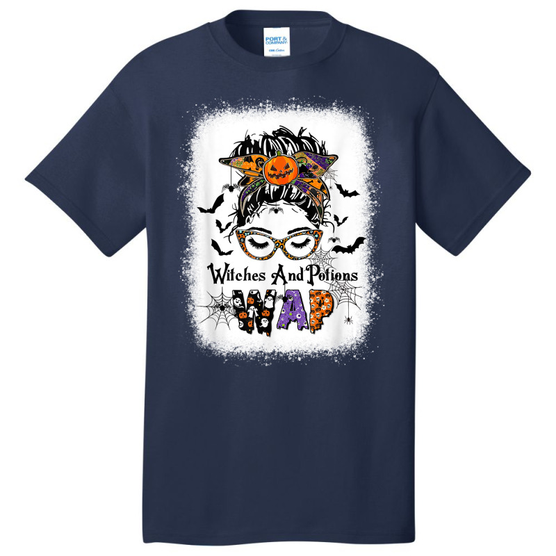 Wap Witches Potions Messy Bun Witch Halloween Costume Long Sleeve T Sh Basic T-shirt | Artistshot