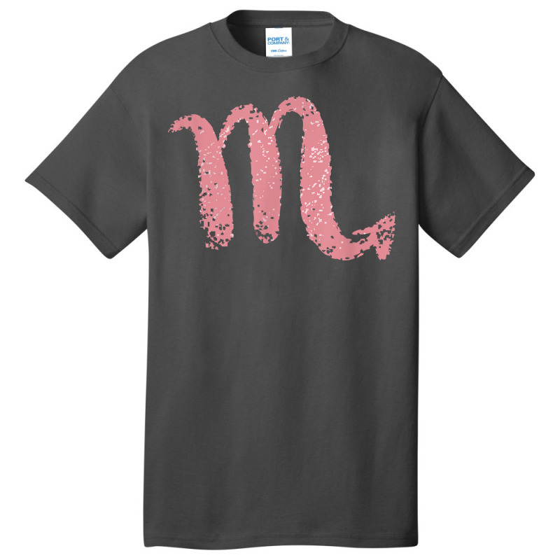 Rose Pink Colored Scorpio Zodiac Astrology Sign T Shirt Basic T-shirt | Artistshot