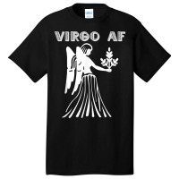 Virgo Af Astrology Star Sign T Shirt For Women And Men Basic T-shirt | Artistshot