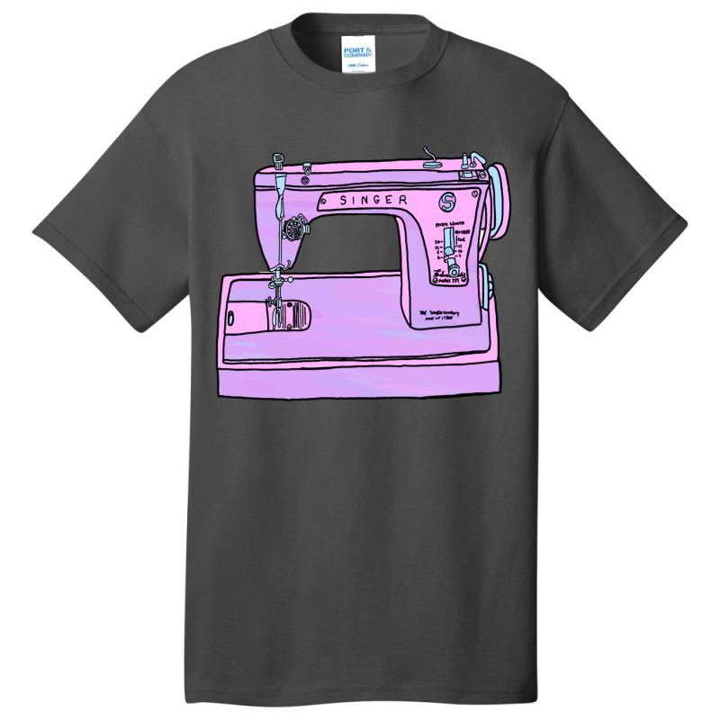 Purple Singer Sewing Machine Basic T-shirt | Artistshot