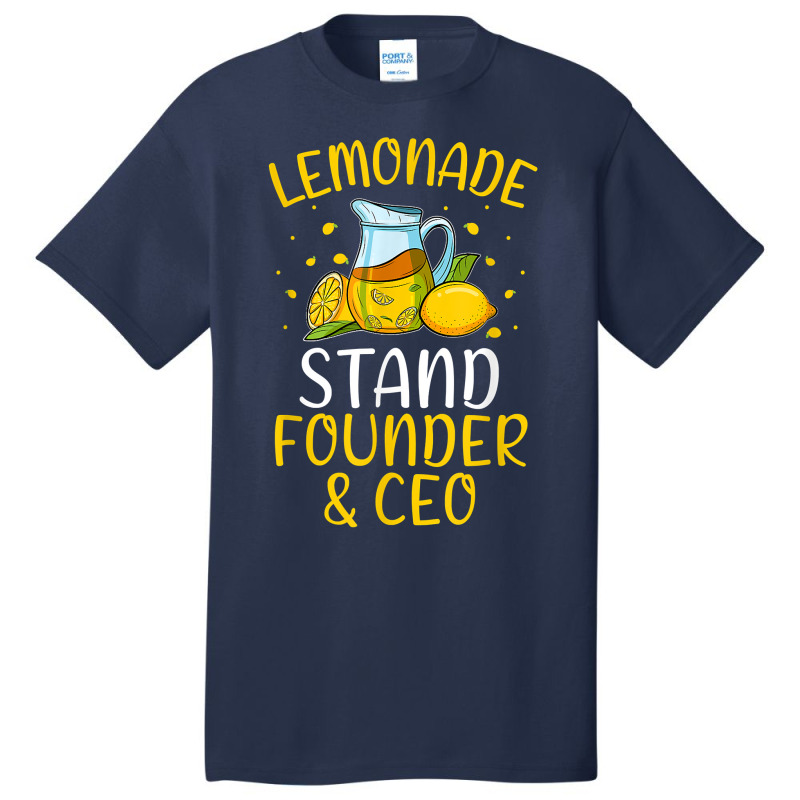 Lemonade Boss Founder Ceo Lemonade Stand Funny Friends T Shirt Basic T-shirt | Artistshot