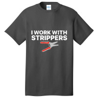 Funny Electrician Art For Men Dad Electronics Engineer Humor T Shirt Basic T-shirt | Artistshot