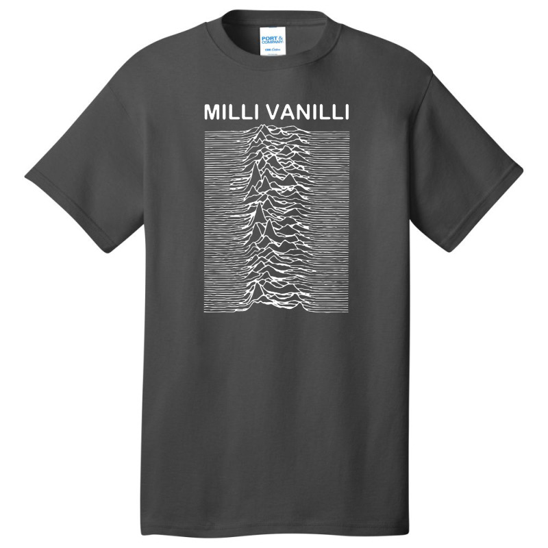 Milli Vanilli Unknown Pleasures Parody Basic T-shirt | Artistshot