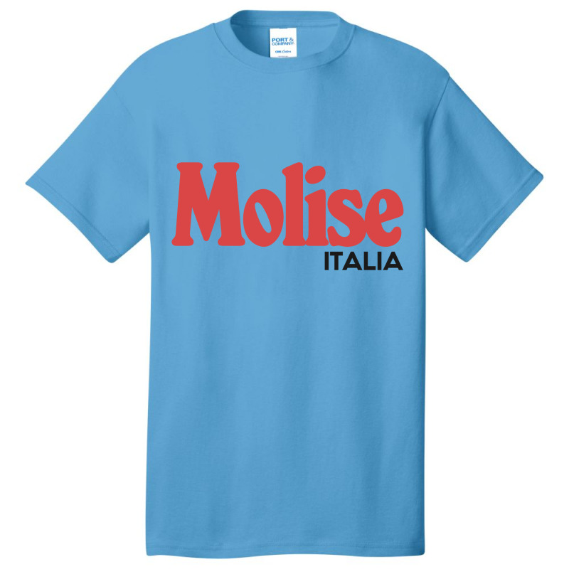 Molise Italia Typography Region Design Basic T-shirt | Artistshot