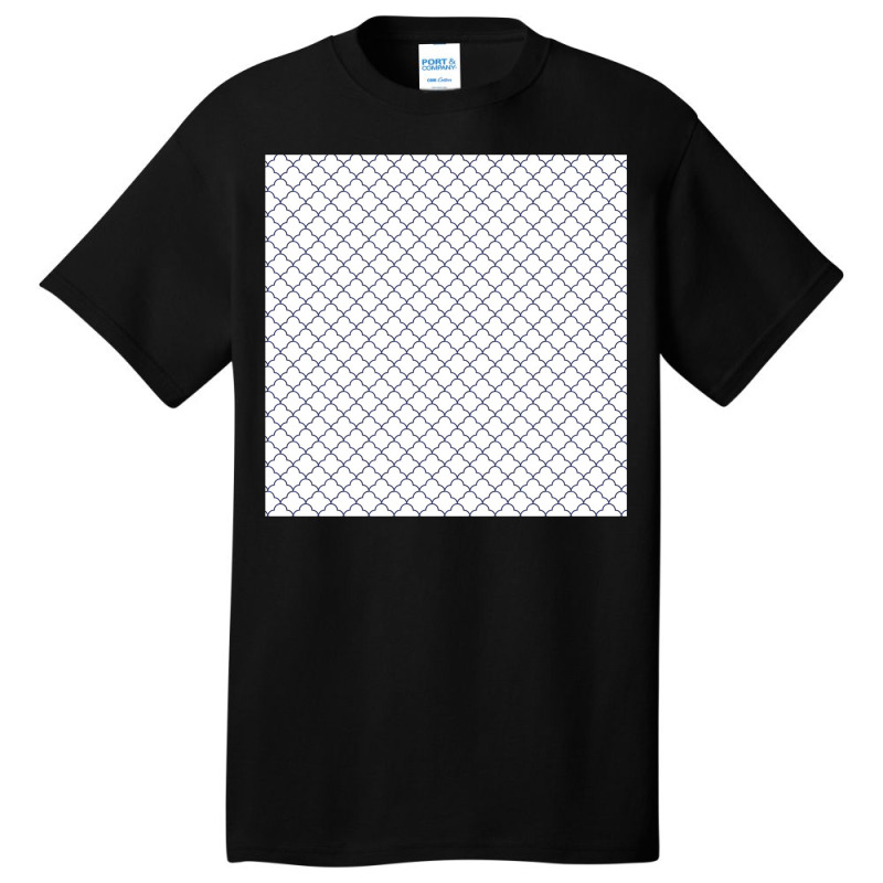 Moroccan Tile Design Pattern Basic T-shirt | Artistshot