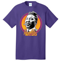 Muddy Waters Vintage Style Fan Art Design Basic T-shirt | Artistshot