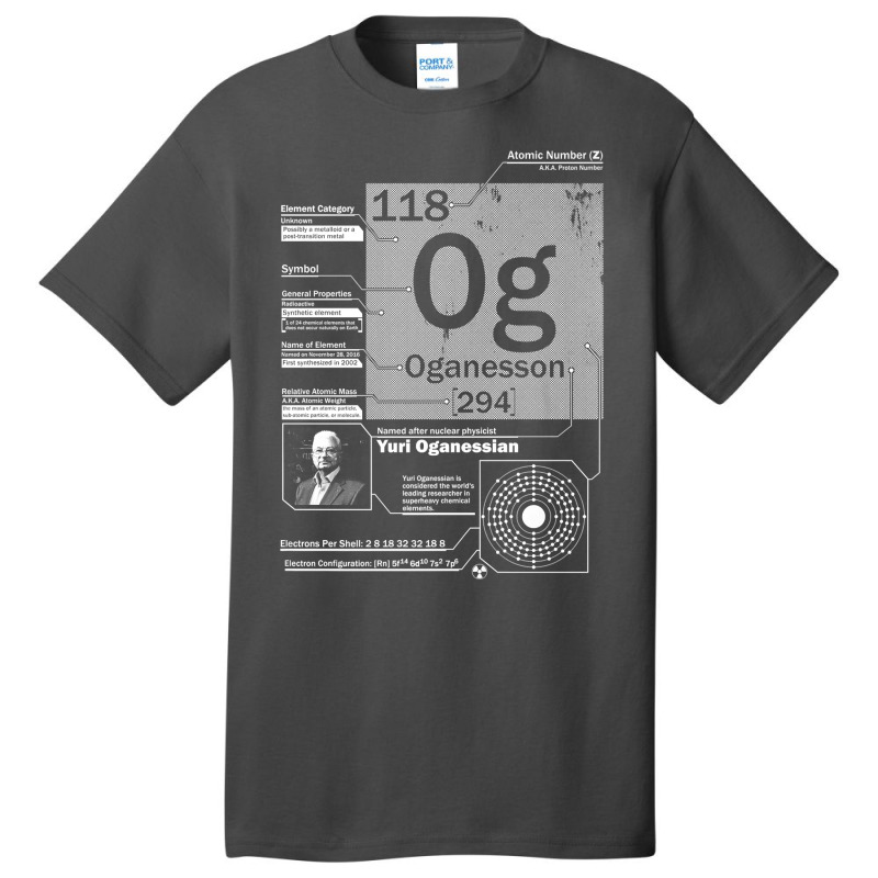 Oganesson (og) Element  Atomic Number 118 Science Chemistry Premium T Basic T-shirt by hollymu | Artistshot