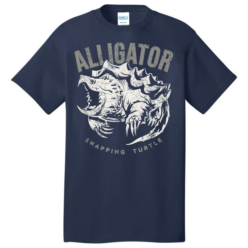 Alligator Snapping Turtle, Vintage Design For Reptile Lovers T Shirt Basic T-shirt | Artistshot