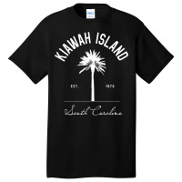 Kiawah Island Sc Park Palm Tree Golf Gift Pullover Hoodie Basic T-shirt | Artistshot