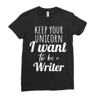 Career Day Tshirt For Girls Want To Be A Writer Em Ladies Fitted T-shirt | Artistshot